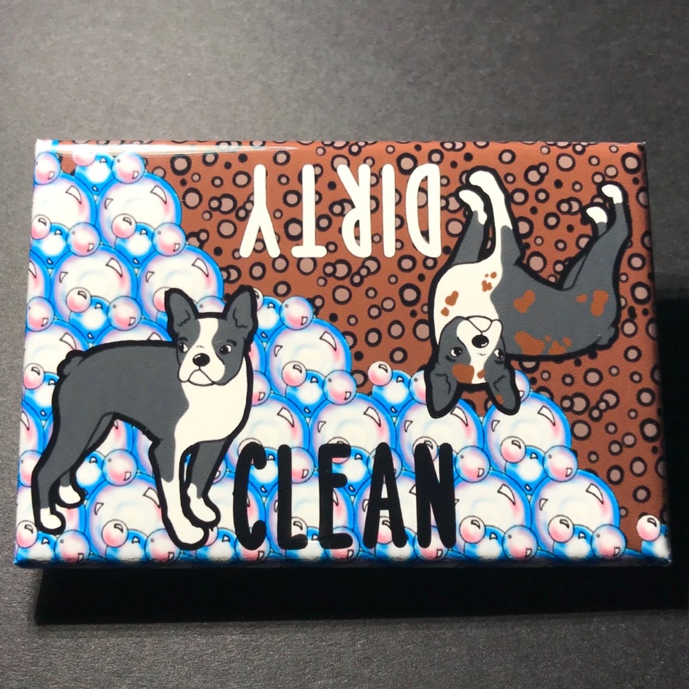 Boston Terrier Dishwasher Magnet Dog Decor Gifts
